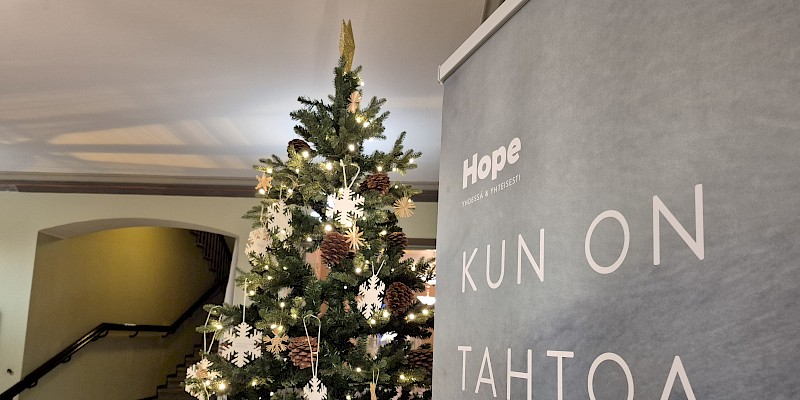 Hope-keräys teatterilla 14.11.-27.12.